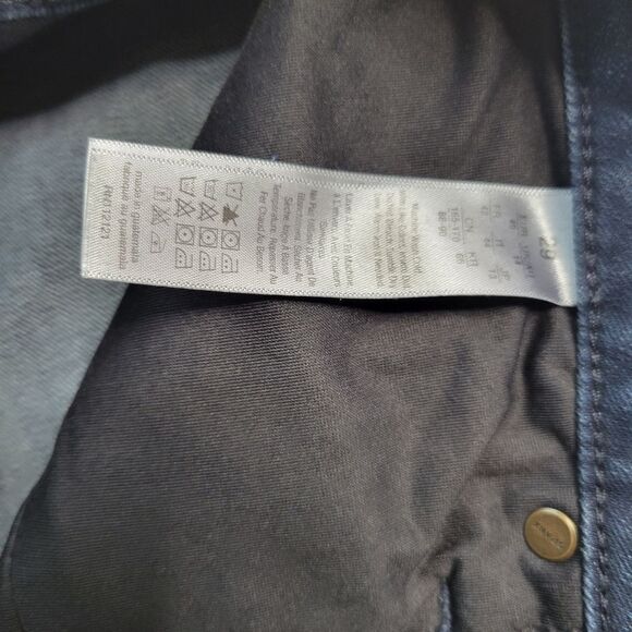 NEW SPANX 29 SLIM X ANKLE CAPRI CROPPED DARK WASH SLIMMING JEANS NWT - Picture 8 of 12